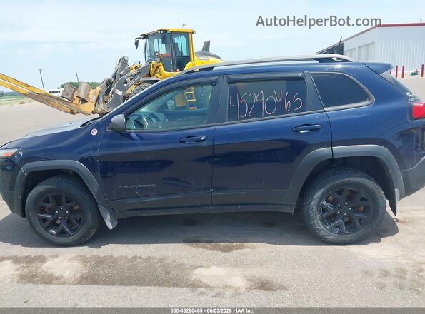 1C4PJMBS3GW333608 2016 JEEP CHEROKEE Blue 360 interior view