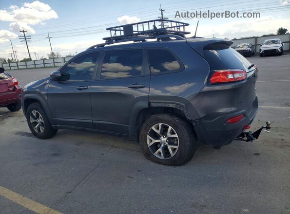 1C4PJMBS3HW605799 2017 JEEP CHEROKEE Gray Rear left