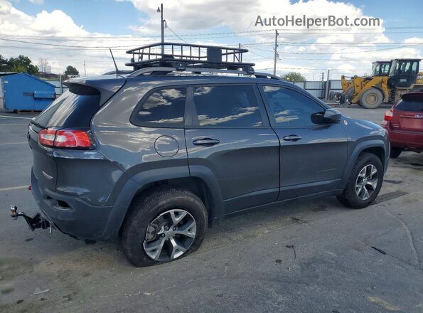 1C4PJMBS3HW605799 2017 JEEP CHEROKEE Gray Rear right