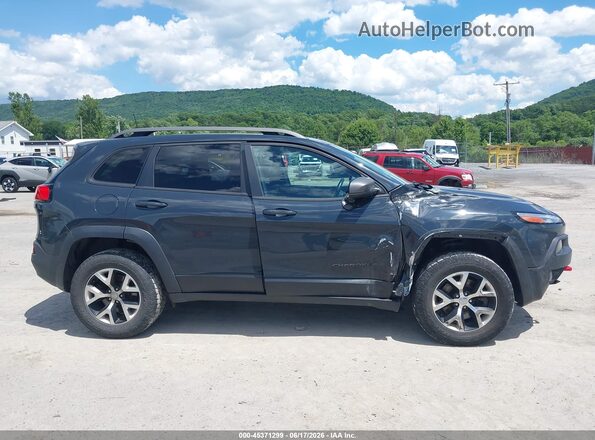 1C4PJMBS5HW530751 2017 JEEP CHEROKEE Black Widok z przodu