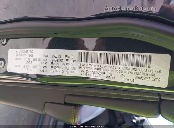 1C4PJMBS5HW530751 2017 JEEP CHEROKEE Black Widok komory silnika