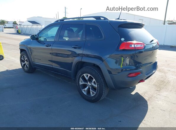 1C4PJMBS5HW583448 2017 JEEP CHEROKEE Gray Trasero izquierdo