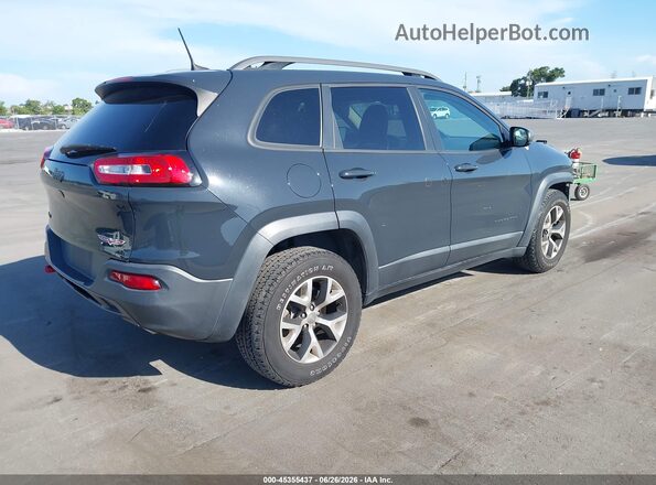 1C4PJMBS5HW583448 2017 JEEP CHEROKEE Gray Trasero derecho