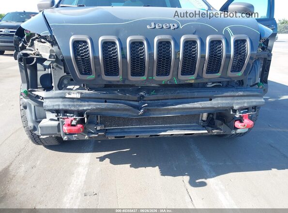 1C4PJMBS5HW583448 2017 JEEP CHEROKEE Gray Vista frontal
