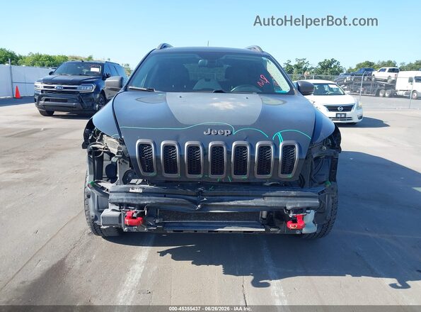 1C4PJMBS5HW583448 2017 JEEP CHEROKEE Gray Vista interior trasera