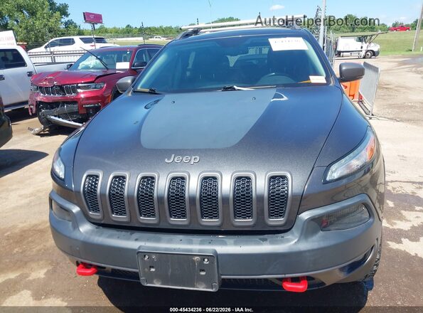 1C4PJMBS6GW163177 2016 JEEP CHEROKEE Gray ხელსაწყოთა პანელის ხედი