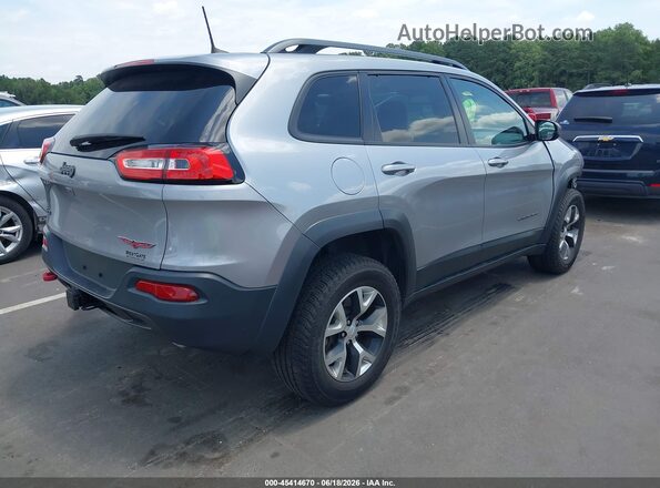 1C4PJMBS6HW634326 2017 JEEP CHEROKEE Silver უკანა მარჯვენა