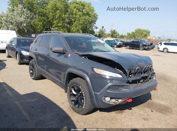 1C4PJMBS7GW268052 2016 JEEP CHEROKEE Black Dashboard view