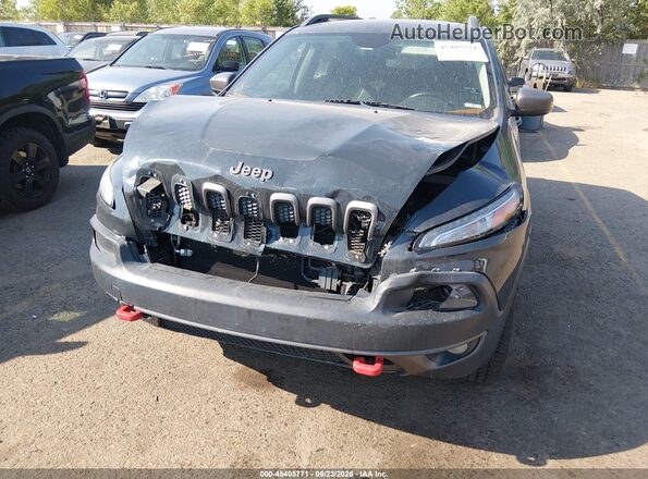 1C4PJMBS7GW268052 2016 JEEP CHEROKEE Black Front view