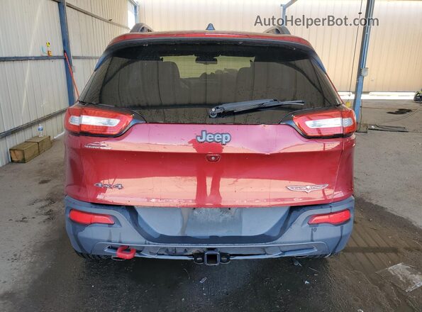 1C4PJMBS8HW600968 2017 JEEP CHEROKEE Red 