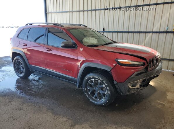1C4PJMBS8HW600968 2017 JEEP CHEROKEE Red 
