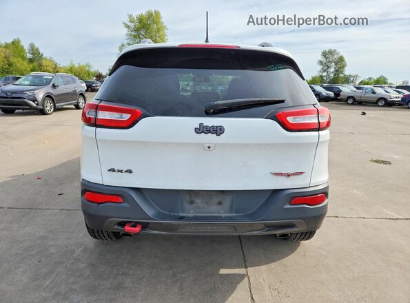 1C4PJMBS8HW615535 2017 JEEP CHEROKEE White Հետևի տեսք