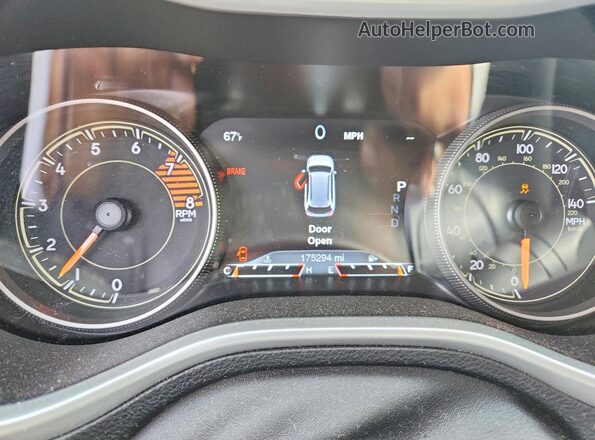 1C4PJMBS8HW615535 2017 JEEP CHEROKEE White Սարքավորումների վահանակի տեսք
