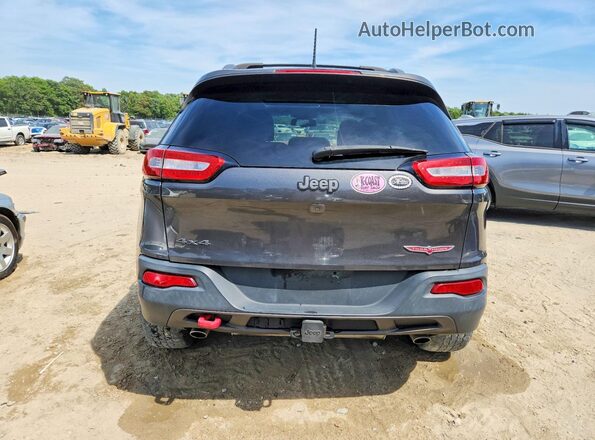 1C4PJMBS9HW506324 2017 JEEP CHEROKEE Charcoal Вид ззаду