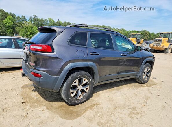1C4PJMBS9HW506324 2017 JEEP CHEROKEE Charcoal Задня права чверть