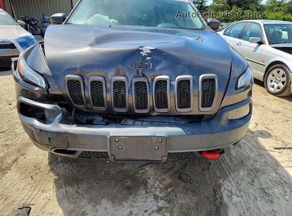 1C4PJMBS9HW506324 2017 JEEP CHEROKEE Charcoal Вид підкапотного простору