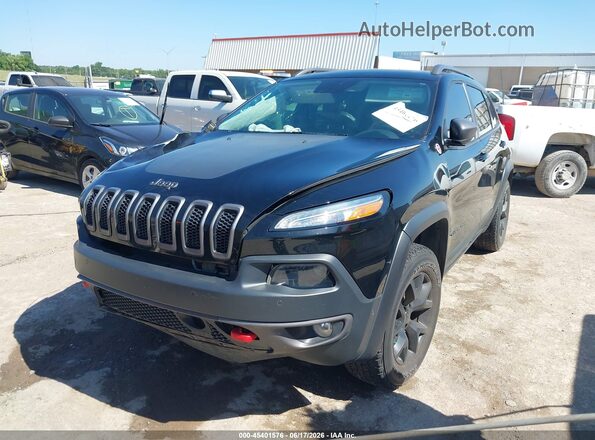 1C4PJMBX0JD501526 2018 JEEP CHEROKEE Black Առջևի ձախ երեք քառորդ տեսարան