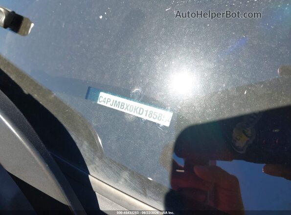 1C4PJMBX0KD185854 2019 JEEP CHEROKEE Burgundy Вид підкапотного простору
