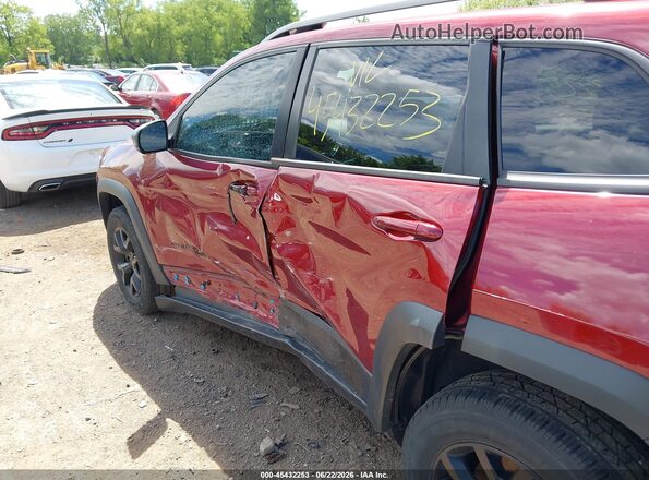 1C4PJMBX0KD185854 2019 JEEP CHEROKEE Burgundy Вид спереду