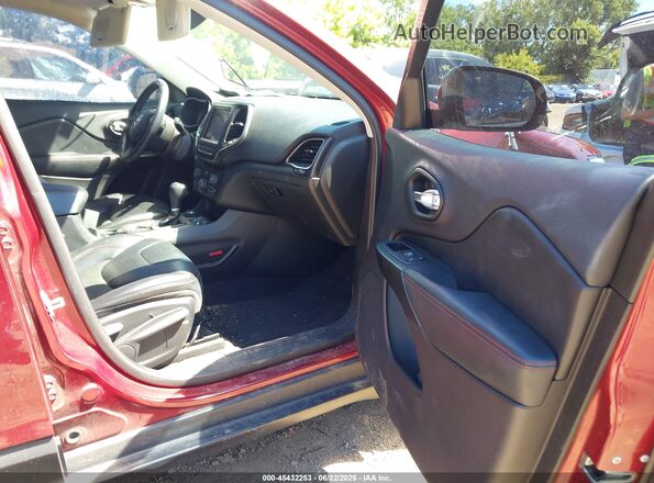 1C4PJMBX0KD185854 2019 JEEP CHEROKEE Burgundy Вид салону спереду