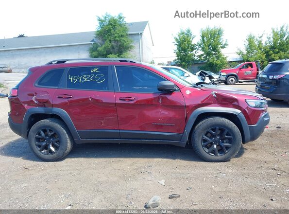 1C4PJMBX0KD185854 2019 JEEP CHEROKEE Burgundy Вид задньої частини салону