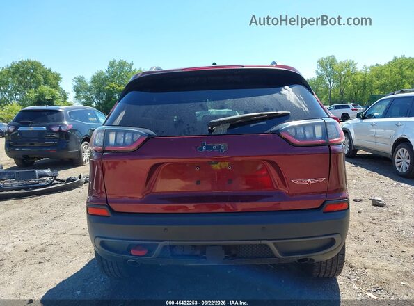 1C4PJMBX0KD185854 2019 JEEP CHEROKEE Burgundy 