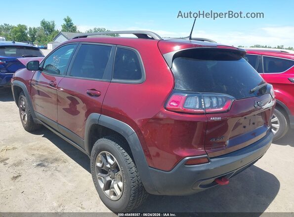 1C4PJMBX0KD188477 2019 JEEP CHEROKEE Red Rear left