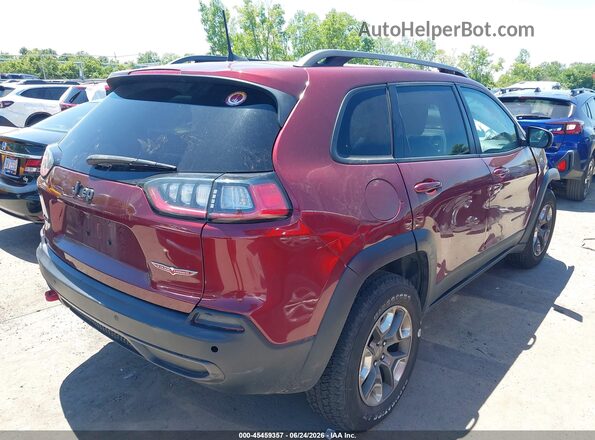 1C4PJMBX0KD188477 2019 JEEP CHEROKEE Red Rear right