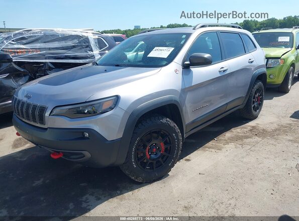 1C4PJMBX0KD306060 2019 JEEP CHEROKEE Gray Передня ліва чверть