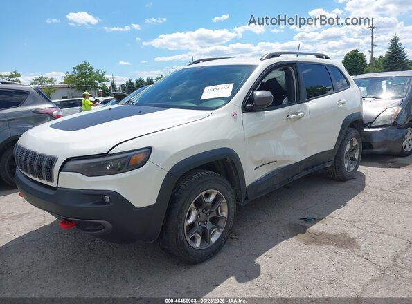 1C4PJMBX0KD422388 2019 JEEP CHEROKEE White Vista tres cuartos delantera izquierda