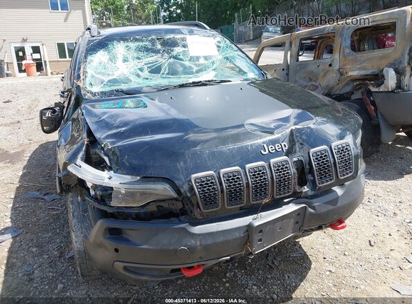 1C4PJMBX0MD237602 2021 JEEP CHEROKEE Black Widok z przodu