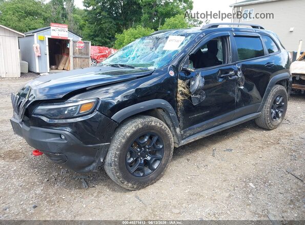 1C4PJMBX0MD237602 2021 JEEP CHEROKEE Black Przód lewy