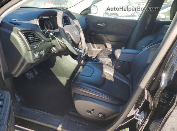1C4PJMBX0ND518378 2022 JEEP CHEROKEE Black Вид салону спереду