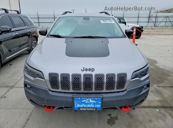 1C4PJMBX1KD259184 2019 JEEP CHEROKEE Silver წინა ხედი