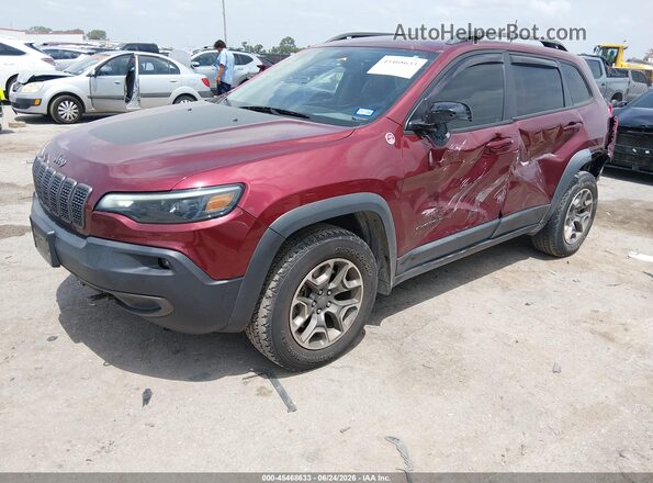 1C4PJMBX1KD283775 2019 JEEP CHEROKEE Red Przód lewy