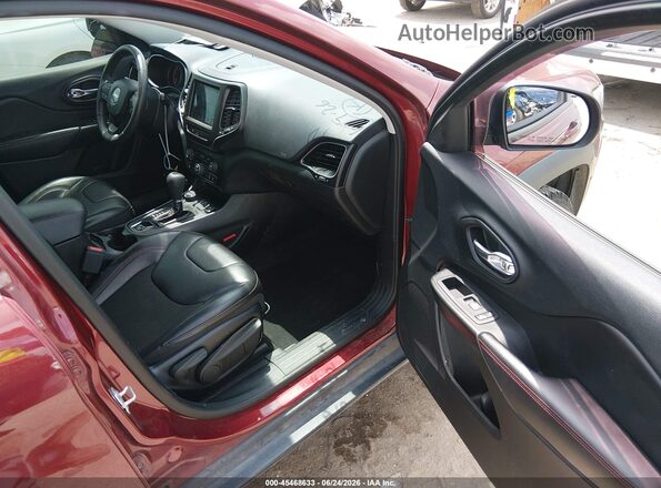 1C4PJMBX1KD283775 2019 JEEP CHEROKEE Red Widok wnętrza z przodu