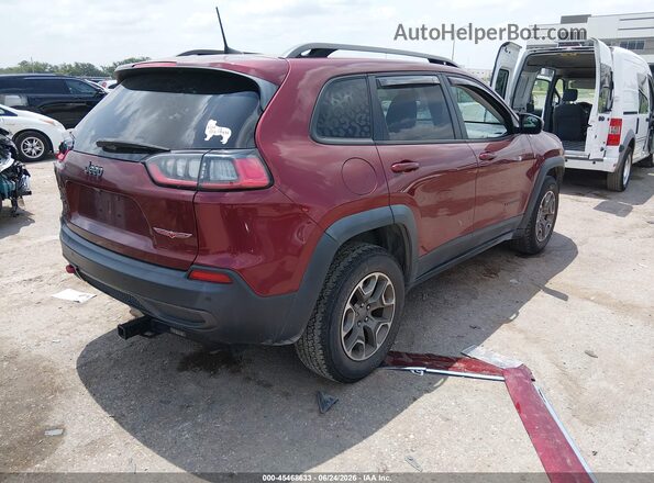 1C4PJMBX1KD283775 2019 JEEP CHEROKEE Red Tył prawy