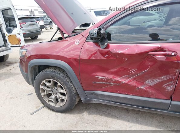 1C4PJMBX1KD283775 2019 JEEP CHEROKEE Red Widok z przodu