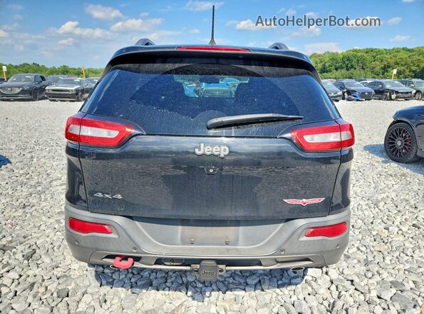 1C4PJMBX3JD582926 2018 JEEP CHEROKEE Black უკანა ხედი