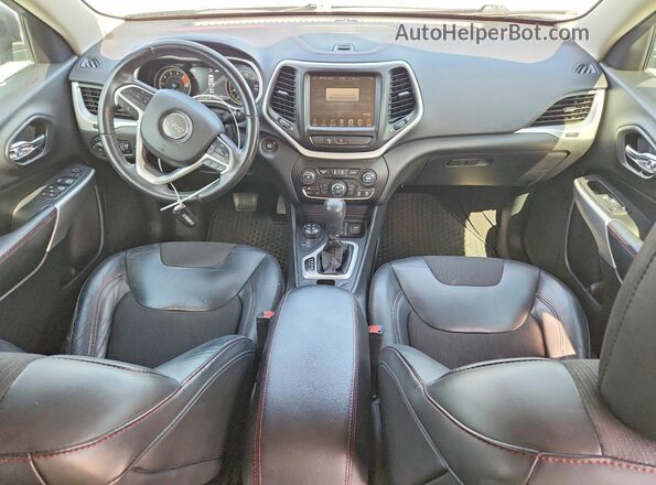 1C4PJMBX3JD582926 2018 JEEP CHEROKEE Black წინა პანელის ხედი