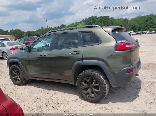 1C4PJMBX3JD600521 2018 JEEP CHEROKEE Green Widok wnętrza 360 stopni