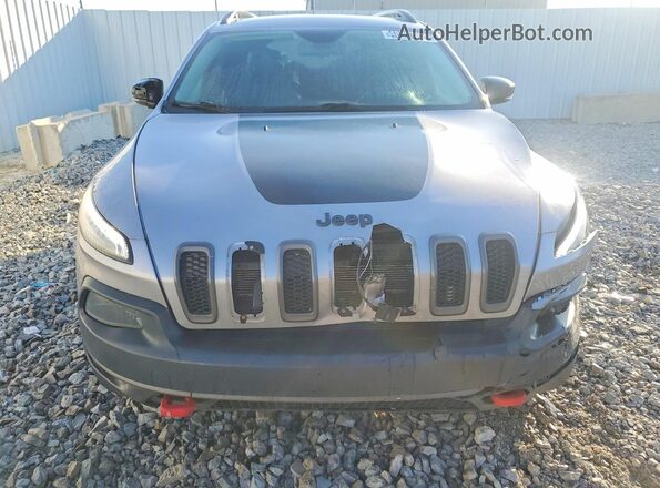 1C4PJMBX3JD619991 2018 JEEP CHEROKEE Silver Դիմացի տեսք