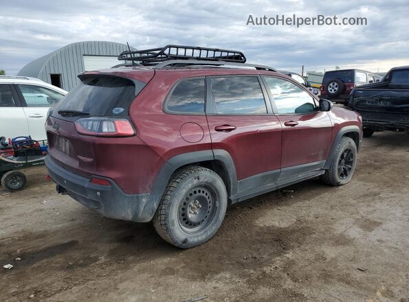 1C4PJMBX3KD353275 2019 JEEP CHEROKEE Maroon Задня права чверть