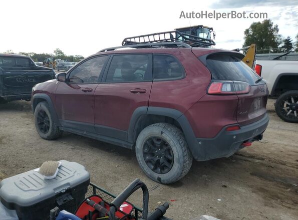 1C4PJMBX3KD353275 2019 JEEP CHEROKEE Maroon Задня ліва чверть