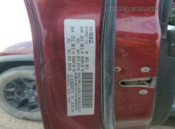 1C4PJMBX3KD353275 2019 JEEP CHEROKEE Maroon Вид наклейки з VIN-кодом