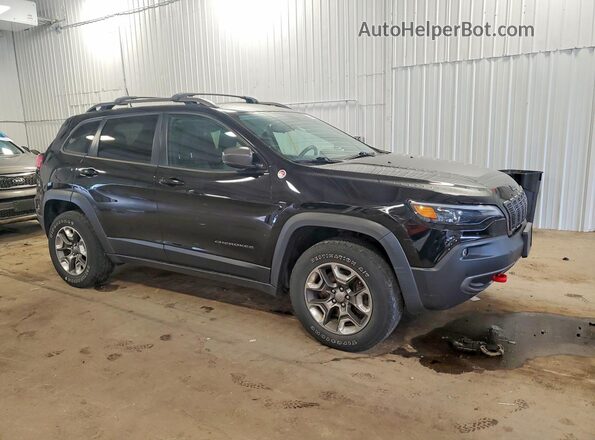 1C4PJMBX3KD361697 2019 JEEP CHEROKEE Черный Передняя правая четверть