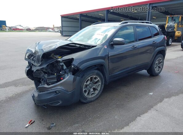 1C4PJMBX3LD515732 2020 JEEP CHEROKEE Gray Առջևի ձախ երեք քառորդ տեսարան
