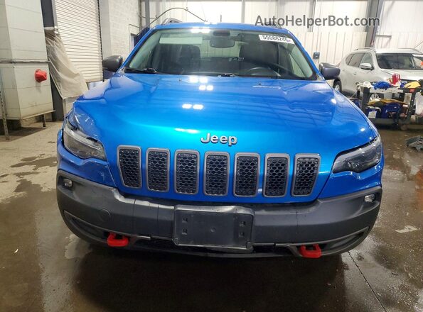 1C4PJMBX4KD310600 2019 JEEP CHEROKEE Blue წინა ხედი