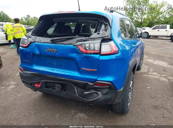 1C4PJMBX4LD637029 2020 JEEP CHEROKEE Синий Задняя правая четверть