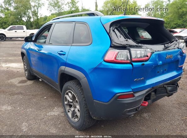 1C4PJMBX4LD637029 2020 JEEP CHEROKEE Синий Задняя левая четверть